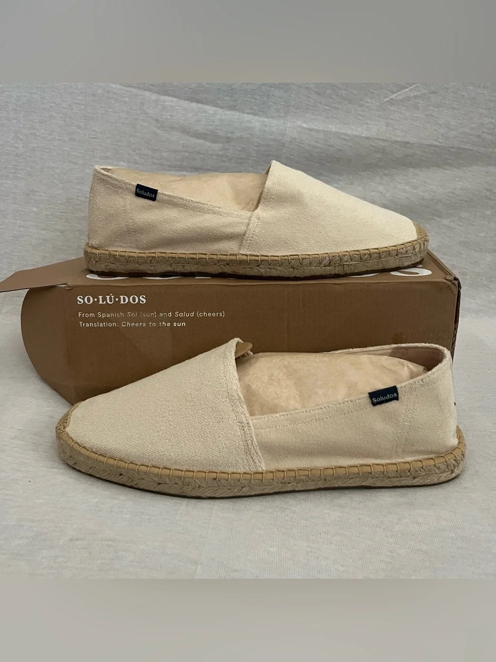 Soludos Original Espadrille Undyed Natural Canvas